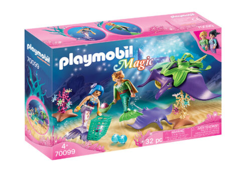 70099 Recolectores de perlas con manta raya