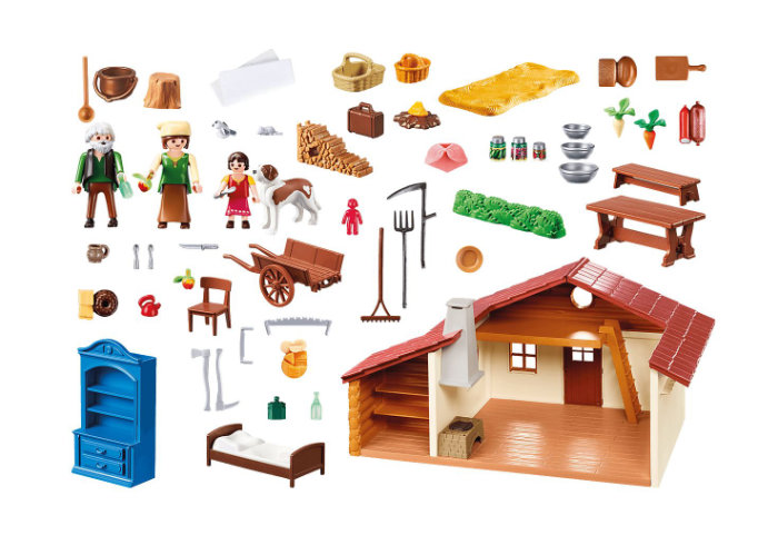 Playmobil 70253 Heidi und Grossvater auf der Almhütte 4+ NEU (Neu und