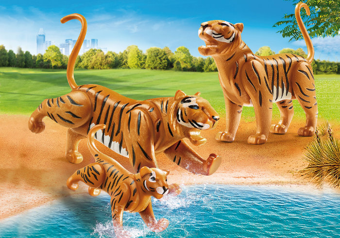 70359 Tigres con bebé - Imagen 4