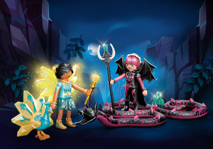 70803 Crystal fairy y bat fairy con animales del alma - Imagen 6
