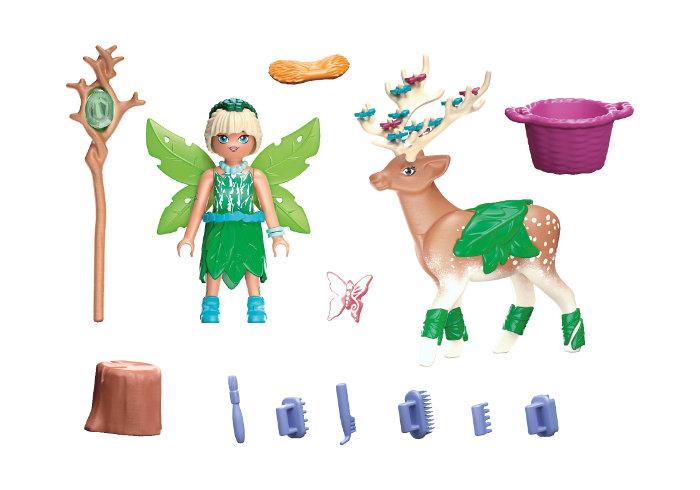 70806 Forest fairy con animal del alma - Imagen 2