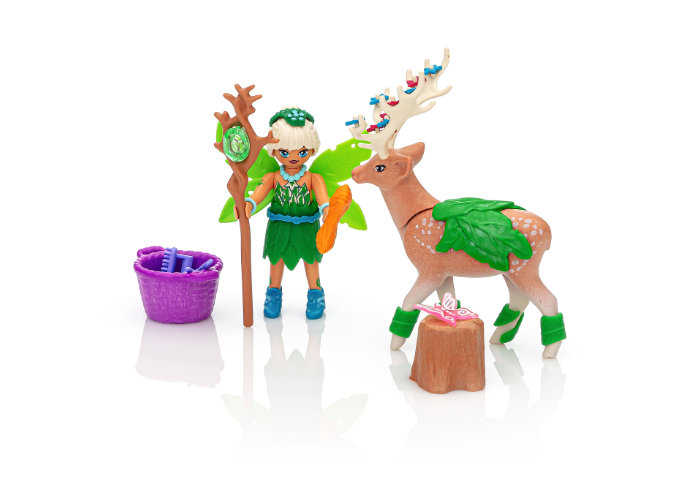 70806 Forest fairy con animal del alma - Imagen 5