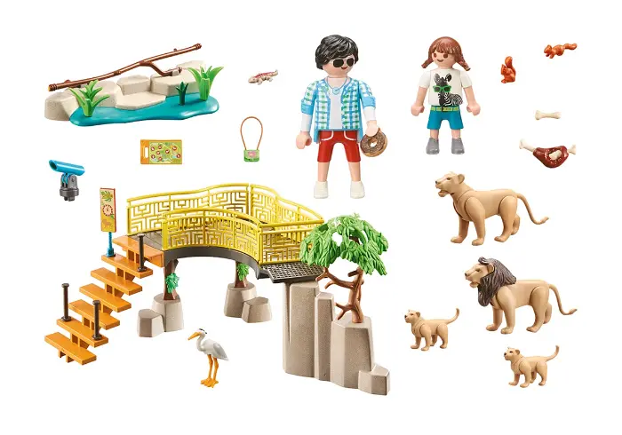 71192 Leones con recinto exterior - Imagen 2