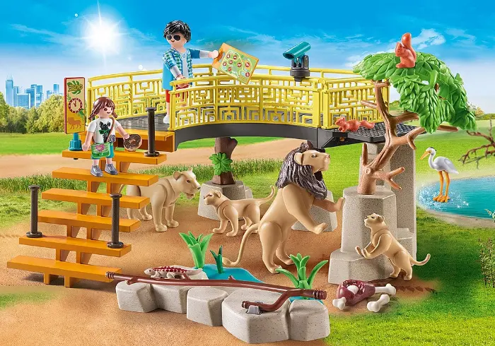 71192 Leones con recinto exterior - Imagen 5